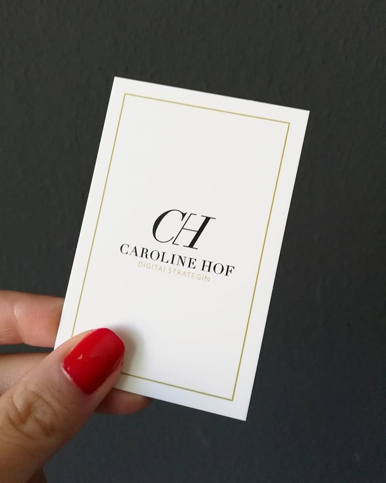 Caroline Hof Visitenkarten